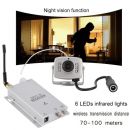      1.2G Mini Wireless TV Night Vision Security Camera Receiver Kit ISM 900-1230MHz