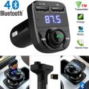 OEM new CAR FM TRANSMITTER Wireless Bluetooth Handsfree Car Kits FM Transmitter MP3 Player USB Charger 3.1A  2  USB