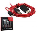     - POWERMASTER MOBILE PHONE CABLE FOR HDTV MHL KIT - MICRO USB TO HDMI