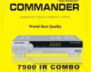  &   FTA -       COMMANDER 7500 IR   RF Modulator - COMMANDER 7500 COMBO IR  DIGITAL SATELLITE AND TERRESTRIAL RECEIVER MPEG2